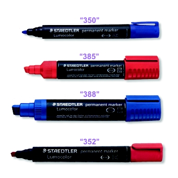 Staedtler Lumocolor 350 Rotulador Permanente - Secado Rapido - Punta 2 - 5  mm Aprox - Color Marron Rotuladores, marcadores y subrayadores Escritura y  corrección Papelería / Oficina 