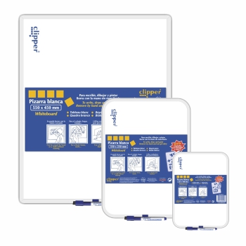 OFYMAR · PAPELERIA · INFORMATICA  PIZARRA BLANCA CLIPPER ADHESIVA ROLLO  100X67,5 CM